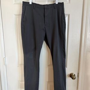 Ministry of Supply Men's Charcoal Slim Kinetic Chinos